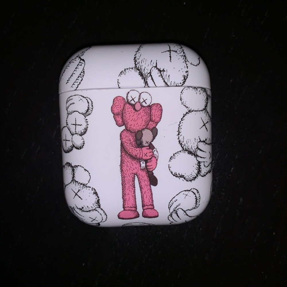New Kaws Pink AirPod case  & free ear slips